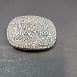 Hesston Rodeo 1991 Belt Buckle